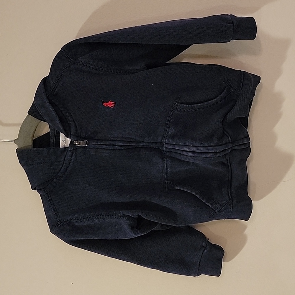Ralph Lauren Navy Hoodie infant 18 months red polo horse
